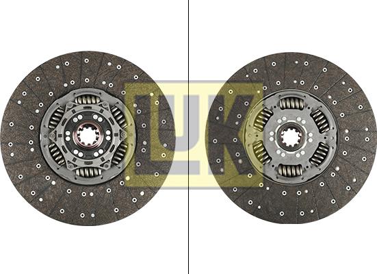 LUK 343 0229 10 - Диск сцепления, фрикцион unicars.by