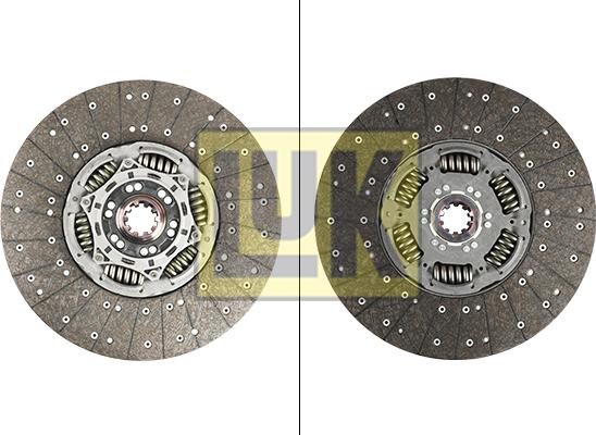 LUK 343 0221 10 - Диск сцепления, фрикцион unicars.by