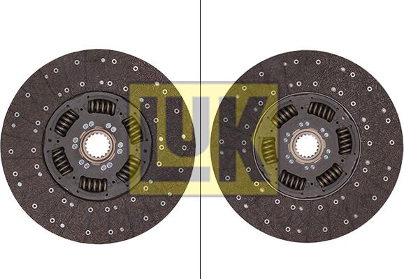 LUK 343 0222 10 - Диск сцепления, фрикцион unicars.by