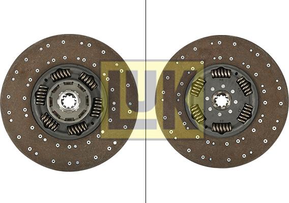 LUK 343 0227 10 - Диск сцепления, фрикцион unicars.by