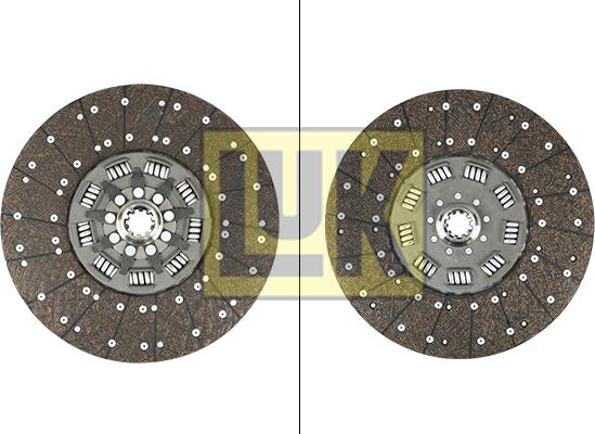 LUK 342 0038 10 - Диск сцепления, фрикцион unicars.by