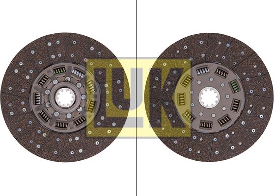 LUK 335 0110 10 - Диск сцепления, фрикцион unicars.by