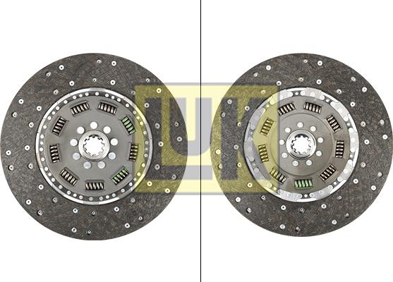 LUK 335 0176 10 - Диск сцепления, фрикцион unicars.by