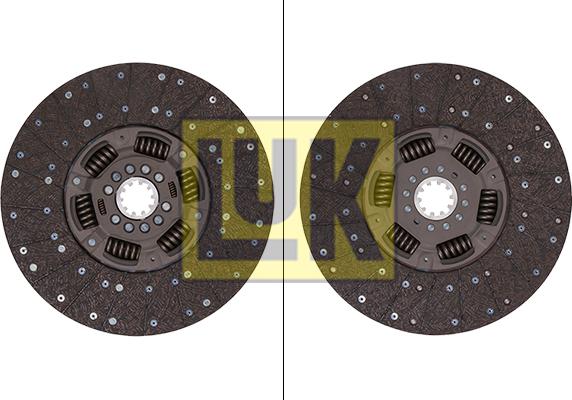 LUK 336 0012 10 - Диск сцепления, фрикцион unicars.by