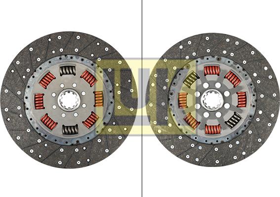 LUK 338 0144 10 - Диск сцепления, фрикцион unicars.by