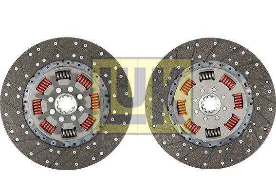 LUK 338 0143 10 - Диск сцепления, фрикцион unicars.by