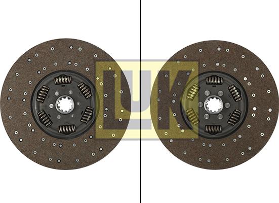 LUK 338 0213 10 - Диск сцепления, фрикцион unicars.by