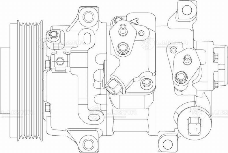 Luzar LCAC 19D4 - Компрессор кондиционера unicars.by