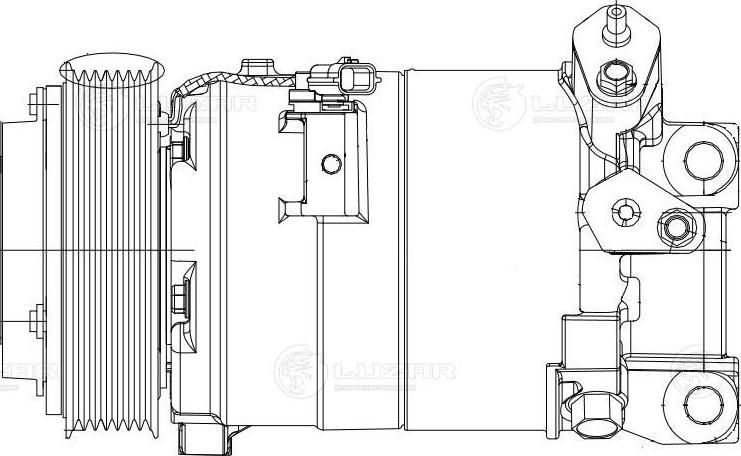 Luzar LCAC 14N9 - Компрессор кондиционера unicars.by