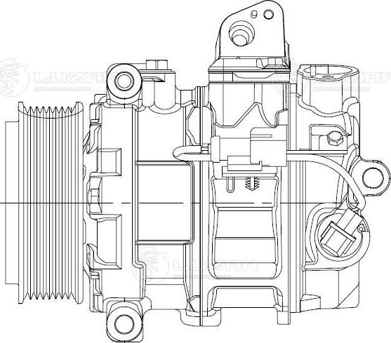 Luzar LCAC1027 - Компрессор кондиционера unicars.by