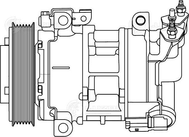 Luzar LCAC 2016 - Компрессор кондиционера unicars.by