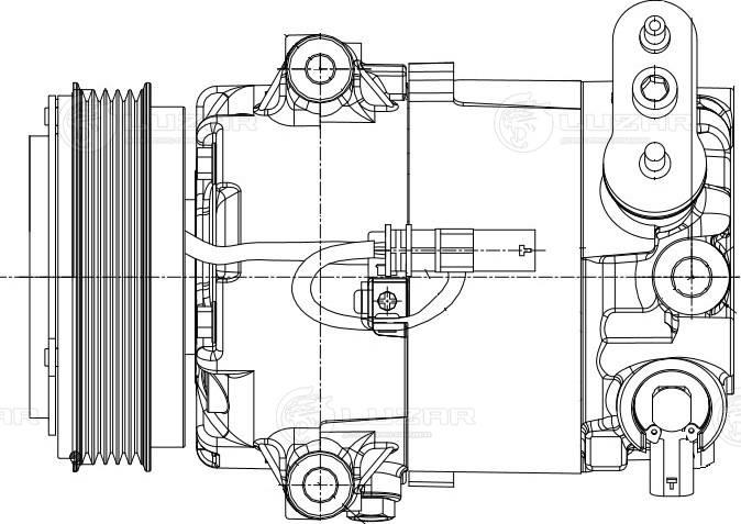 Luzar LCAC 2131 - Компрессор кондиционера unicars.by