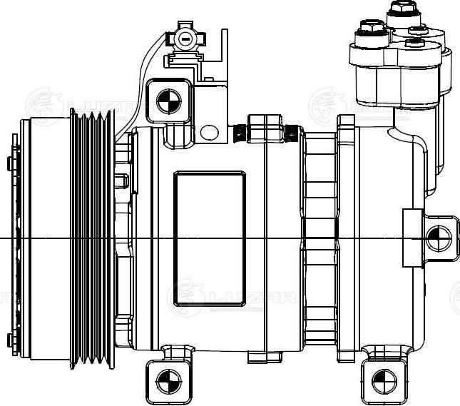 Luzar LCAC2212 - Компрессор кондиционера unicars.by