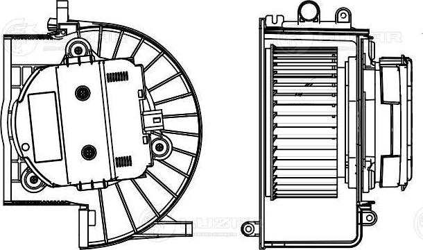 Luzar LFh 0719 - Электродвигатель, вентиляция салона unicars.by