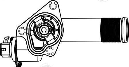 Luzar LT 0925 - Термостат охлаждающей жидкости / корпус unicars.by