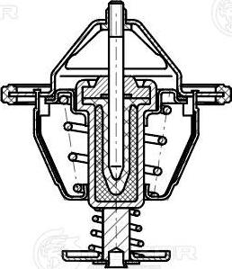 Luzar LT 1100 - Термостат охлаждающей жидкости / корпус unicars.by