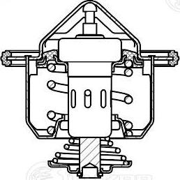 Luzar LT 1122 - Термостат охлаждающей жидкости / корпус unicars.by