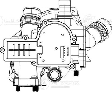 Luzar LT 1811 - Термостат охлаждающей жидкости / корпус unicars.by