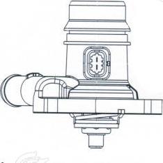 Luzar LT 2131 - Термостат охлаждающей жидкости / корпус unicars.by