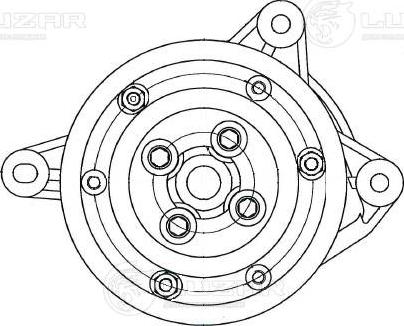 Luzar LWP1804 - Водяной насос unicars.by