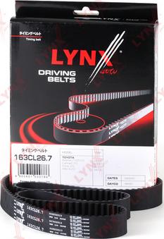 LYNXauto 163CL26.7 - Зубчатый ремень ГРМ unicars.by