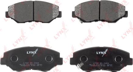 LYNXauto BD-3404 - Тормозные колодки, дисковые, комплект unicars.by