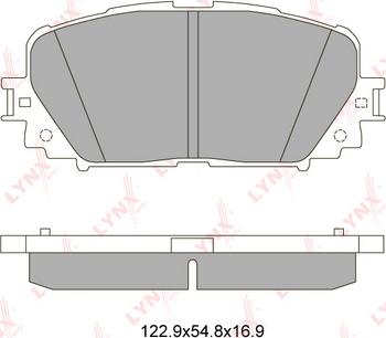 Valeo 606433 - Тормозные колодки, дисковые, комплект unicars.by