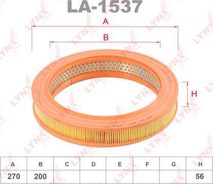 LYNXauto LA-1537 - Воздушный фильтр, двигатель unicars.by