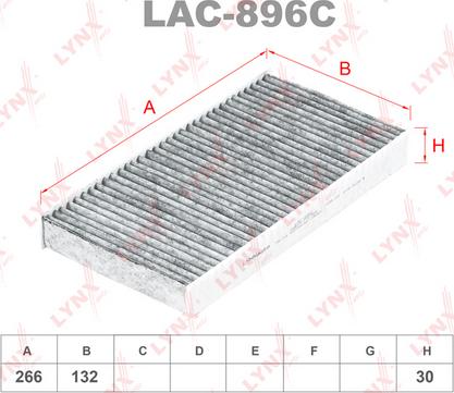 LYNXauto LAC-896C - Фильтр воздуха в салоне unicars.by