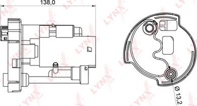 LYNXauto LF-990M - Топливный фильтр unicars.by