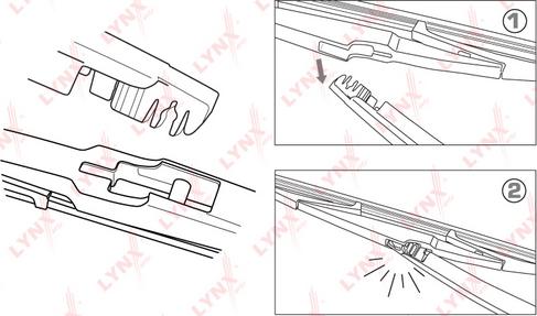 LYNXauto LR35T - Щетка стеклоочистителя unicars.by