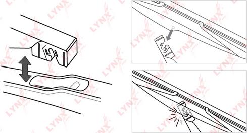 LYNXauto LR35A - Щетка стеклоочистителя unicars.by