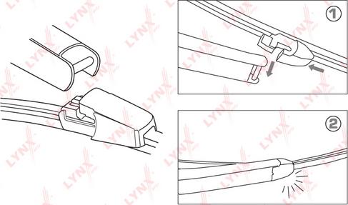 LYNXauto LR40P - Щетка стеклоочистителя unicars.by