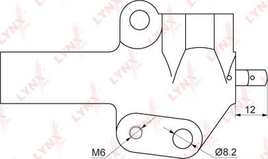 LYNXauto PT-1011 - Успокоитель, зубчатый ремень unicars.by