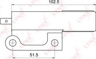 LYNXauto PT-1013 - Успокоитель, зубчатый ремень unicars.by