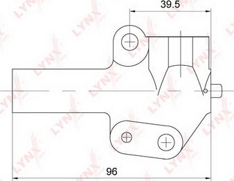 LYNXauto PT-1035 - Успокоитель, зубчатый ремень unicars.by