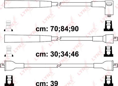 LYNXauto SPC5113 - Комплект проводов зажигания unicars.by
