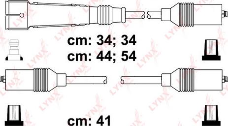 LYNXauto SPC1202 - Комплект проводов зажигания unicars.by