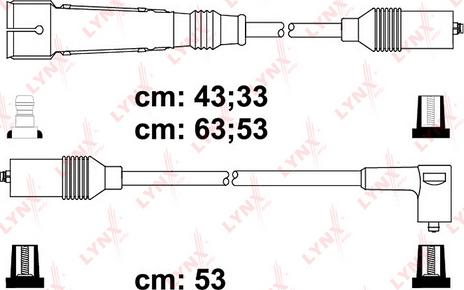 LYNXauto SPC8022 - Комплект проводов зажигания unicars.by