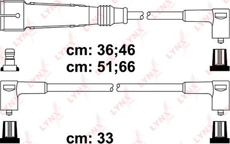 LYNXauto SPC8027 - Комплект проводов зажигания unicars.by