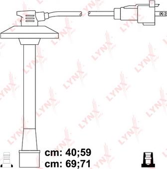 LYNXauto SPC7543 - Комплект проводов зажигания unicars.by