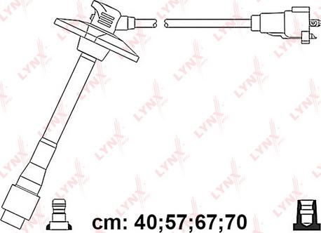 LYNXauto SPC7561 - Комплект проводов зажигания unicars.by