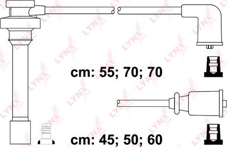 LYNXauto SPE5520 - Комплект проводов зажигания unicars.by
