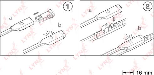 LYNXauto XF6040B - Щетка стеклоочистителя unicars.by