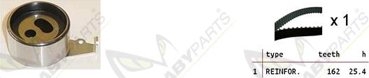 Mabyparts OBK010474 - Комплект зубчатого ремня ГРМ unicars.by