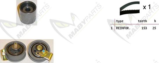 Mabyparts OBK010317 - Комплект зубчатого ремня ГРМ unicars.by