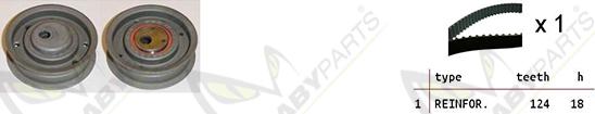 Mabyparts OBK010269 - Комплект зубчатого ремня ГРМ unicars.by