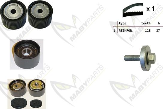 Mabyparts OBK010224 - Комплект зубчатого ремня ГРМ unicars.by