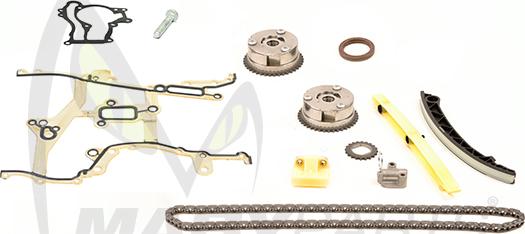 Mabyparts OTK934070 - Комплект цепи привода распредвала unicars.by