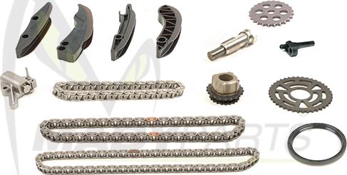 Mabyparts OTK039143 - Комплект цепи привода распредвала unicars.by